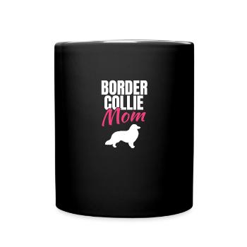 Border Collie - Mug uni - noir - Devant
