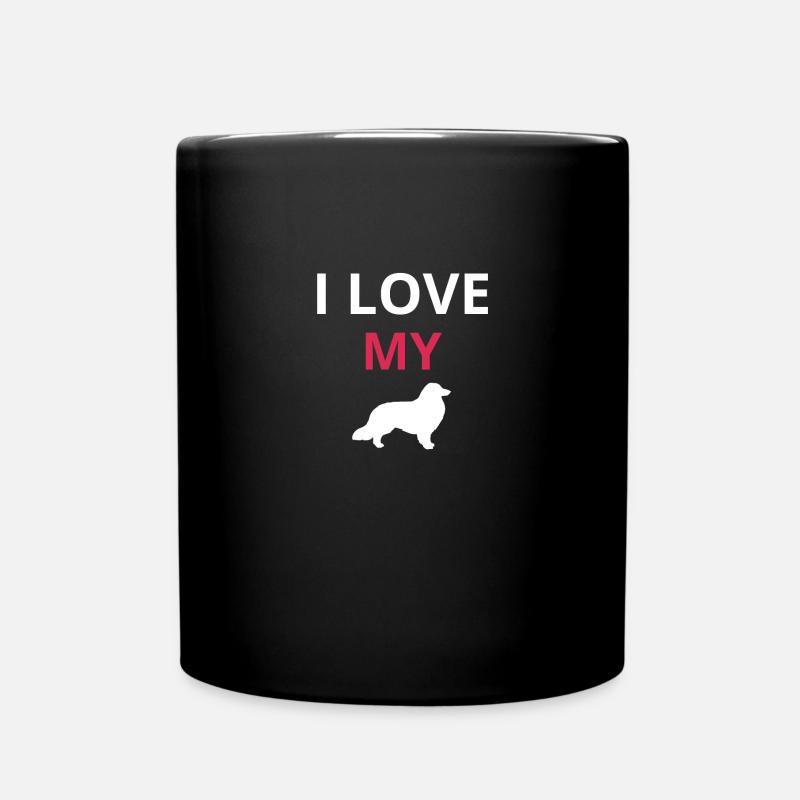 Border Collie - Mug uni - noir