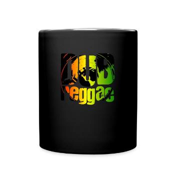 Dub Reggae - Tasse einfarbig - Schwarz - Vorne