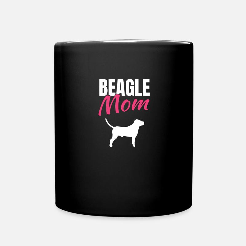 Beagle - Tasse einfarbig - Schwarz