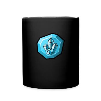 Element: Eis - Tasse einfarbig - Schwarz - Vorne
