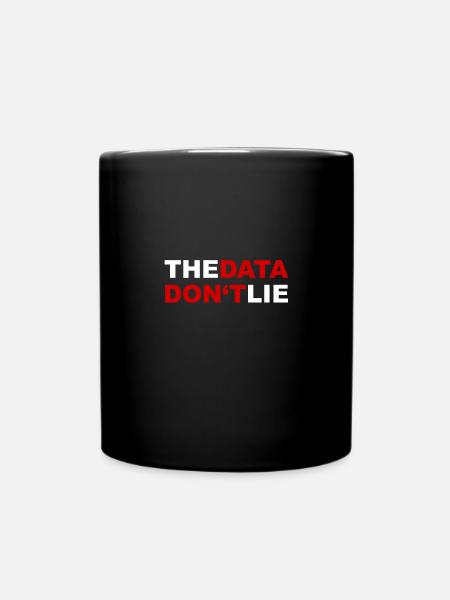 Data - Tasse einfarbig - Schwarz