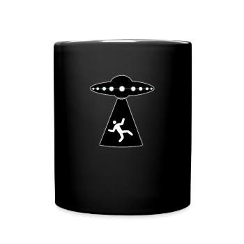 UFO - Full Colour Mug - black - Front
