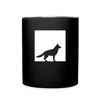 German shepherd - Full Colour Mug - black - Front