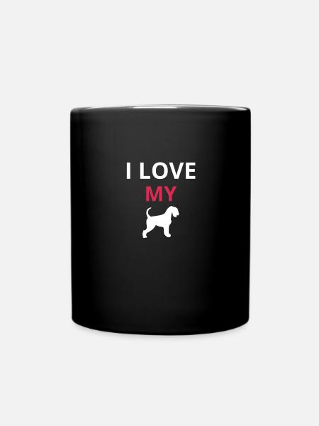 Schnauzer Zwergschnauzer Riesenschnauzer Geschenk - Tasse einfarbig - Schwarz