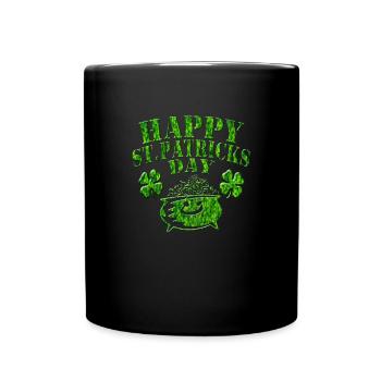 St Patrick's Day - Full Colour Mug - black - Front