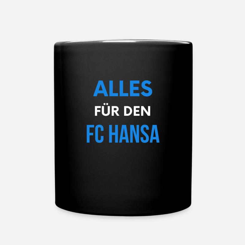 Rostock - Tasse einfarbig - Schwarz