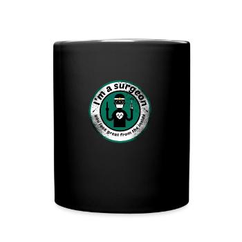 Chirurg - Tasse einfarbig - Schwarz - Vorne