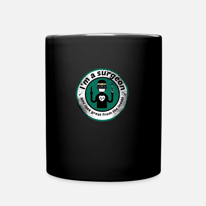 Chirurg - Tasse einfarbig - Schwarz