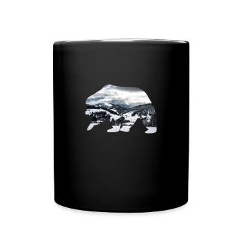 Polar Bear. - Mug uni - noir - Devant