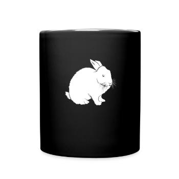 rabbit - Tasse einfarbig - Schwarz - Vorne