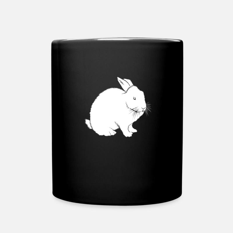 rabbit - Tasse einfarbig - Schwarz