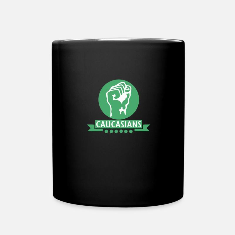 Caucasians - Tasse einfarbig - Schwarz
