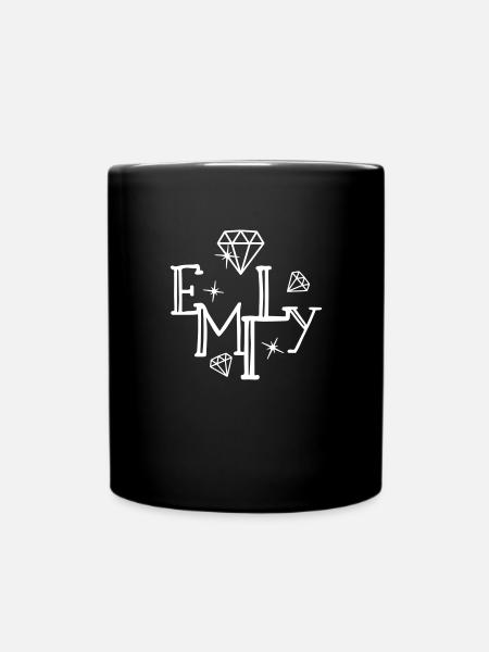 Nom Emily Prénom Nom Nom - Mug uni - noir