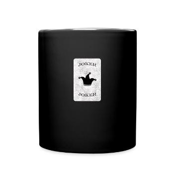 JOKER POKER GAME - Full Colour Mug - black - Front