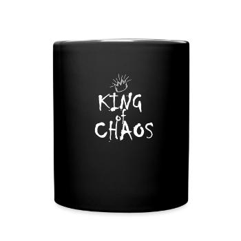 King of Chaos Tshirt ✅ - Tasse einfarbig - Schwarz - Vorne