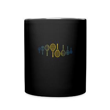 Tennis - Tasse einfarbig - Schwarz - Vorne