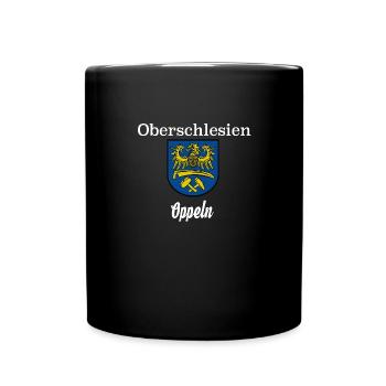 Oberschlesien Oppeln Opole - Tasse einfarbig - Schwarz - Vorne
