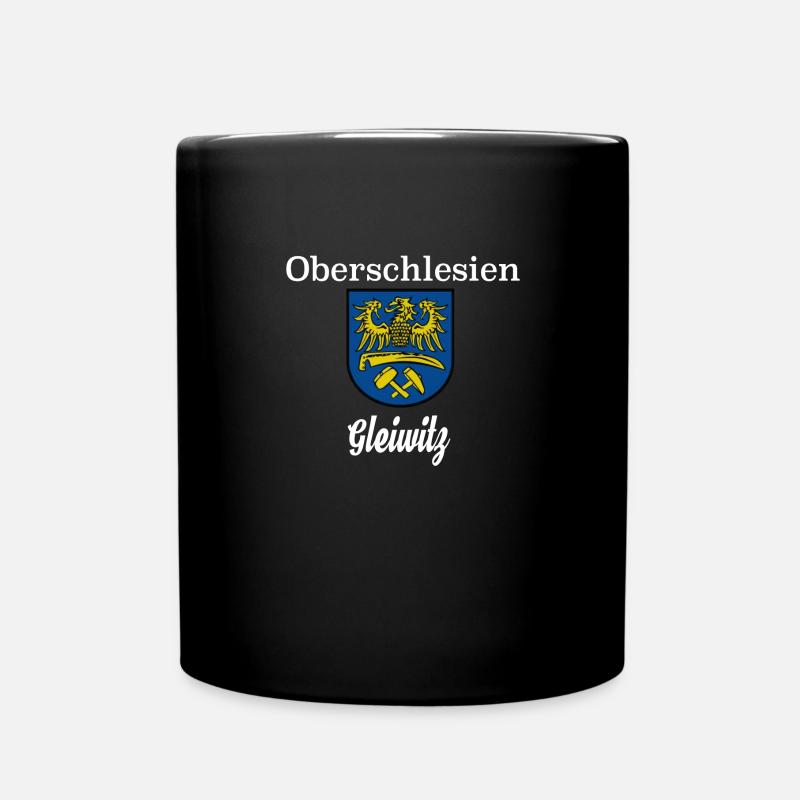 Oberschlesien Gleiwitz - Tasse einfarbig - Schwarz