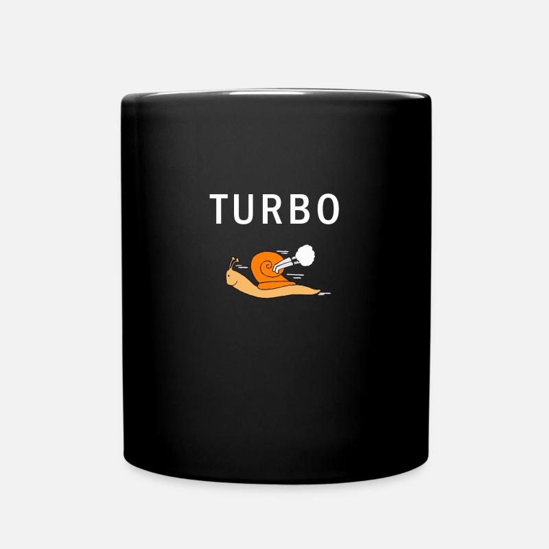 turbo - Full Colour Mug - black