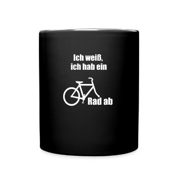 I have a bike from bike gift - Full Colour Mug - black - Front