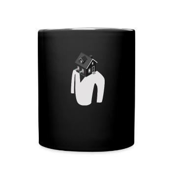 Observation house building gift - Full Colour Mug - black - Front