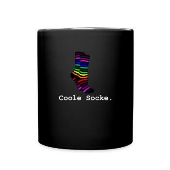 Cool sock gift idea - Full Colour Mug - black - Front