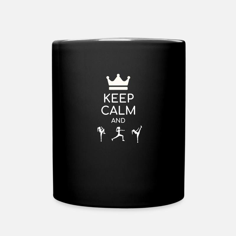Geschenkidee für Kampfsportlerin - Tasse einfarbig - Schwarz