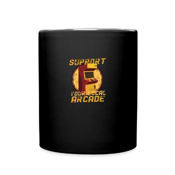 Arcade Hall - Full Colour Mug - black - Front