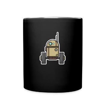 Cadeau de science-fiction robot Nerd Future Bot - Mug uni - noir - Devant