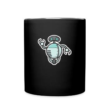 Cadeau Robot Robotique Future Science Bot - Mug uni - noir - Devant