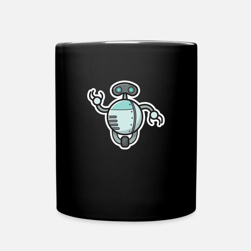 Cadeau Robot Robotique Future Science Bot - Mug uni - noir