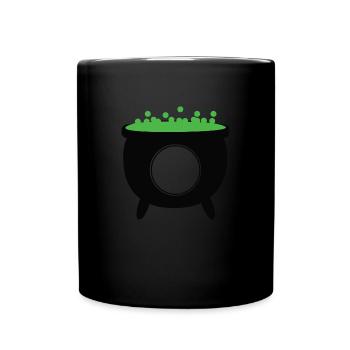 Witches Cauldron Monogram - Full Colour Mug - black - Front