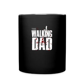The Walking Dad - Tasse einfarbig - Schwarz - Vorne