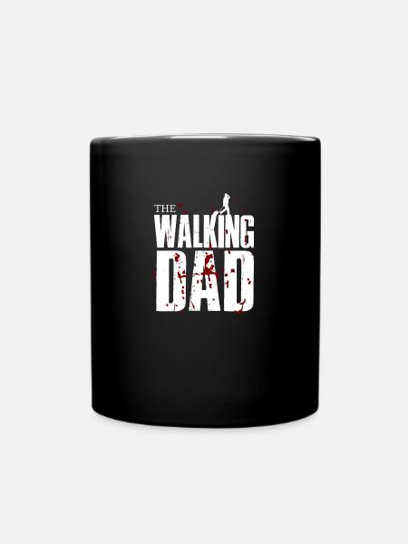 The Walking Dad - Full Colour Mug - black