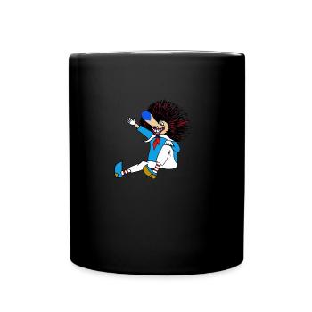 Waggis - Tasse einfarbig - Schwarz - Vorne