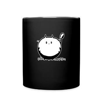 Big cat gift - Full Colour Mug - black - Front