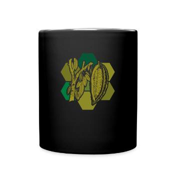 Cacao - Mug uni - noir - Devant