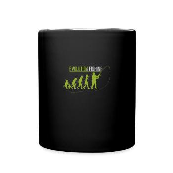 Histoire de la pêche - Mug uni - noir - Devant