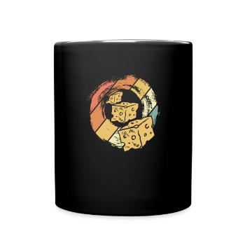 cheese - Full Colour Mug - black - Front