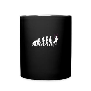 Evolution Flute Instrument - Tasse einfarbig - Schwarz - Vorne