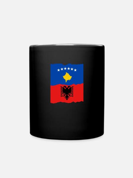 Kosovo Albanie Albanie - Mug uni - noir