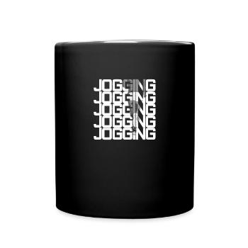 Jogging Running Running Jogging Sport - Mug uni - noir - Devant