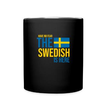 Schweden schwedisch - Tasse einfarbig - Schwarz - Vorne
