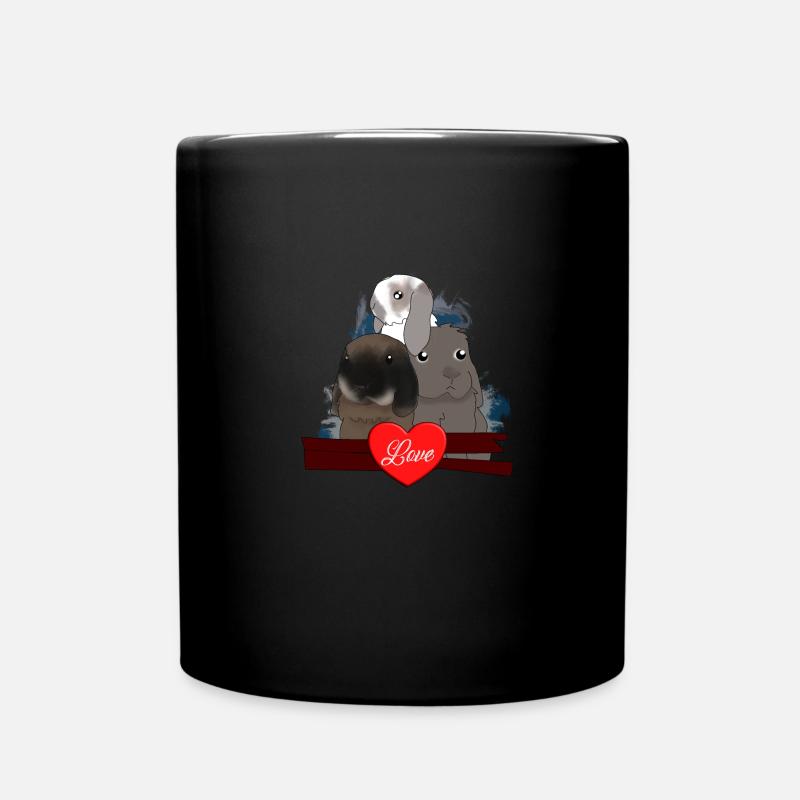 Ray Wuschel Fluffy - Full Colour Mug - black