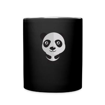 Animals Tiere Animal Print Nature 34 - Tasse einfarbig - Schwarz - Vorne