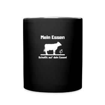 My food shies away at your food gift idea - Full Colour Mug - black - Front