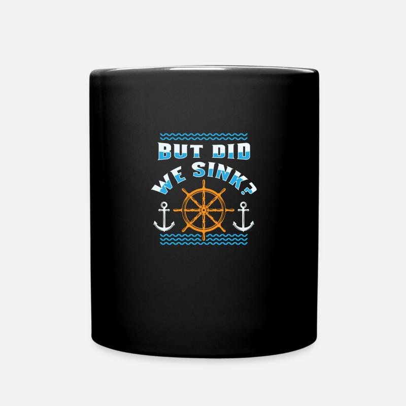 Lustiges Kreuzfahrt Boot Schiff Shirt Geschenk - Tasse einfarbig - Schwarz