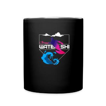Wascherschi Waterski - Full Colour Mug - black - Front