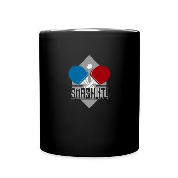 Tennis de table tennis de table est la vie - Mug uni - noir - Devant